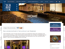 Tablet Screenshot of hotelwaalwijk.nl